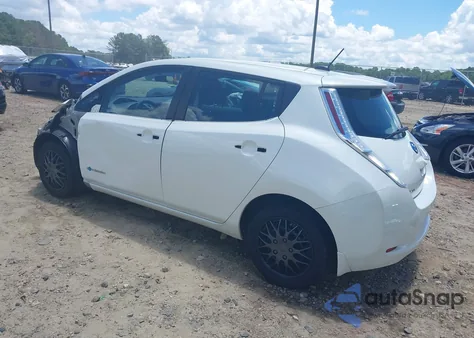 2017 Nissan Leaf S z USA, uszkodzony, nr VIN 1N4BZ0CP1HC309791